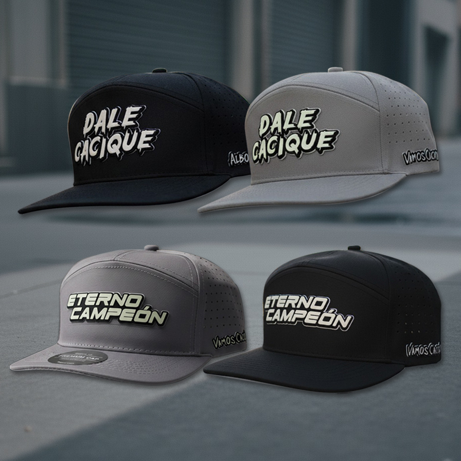 Eterno campeón+Dale cacique+3 Regalos – Gorro Colo Colo 3D Brilla en la oscuridad