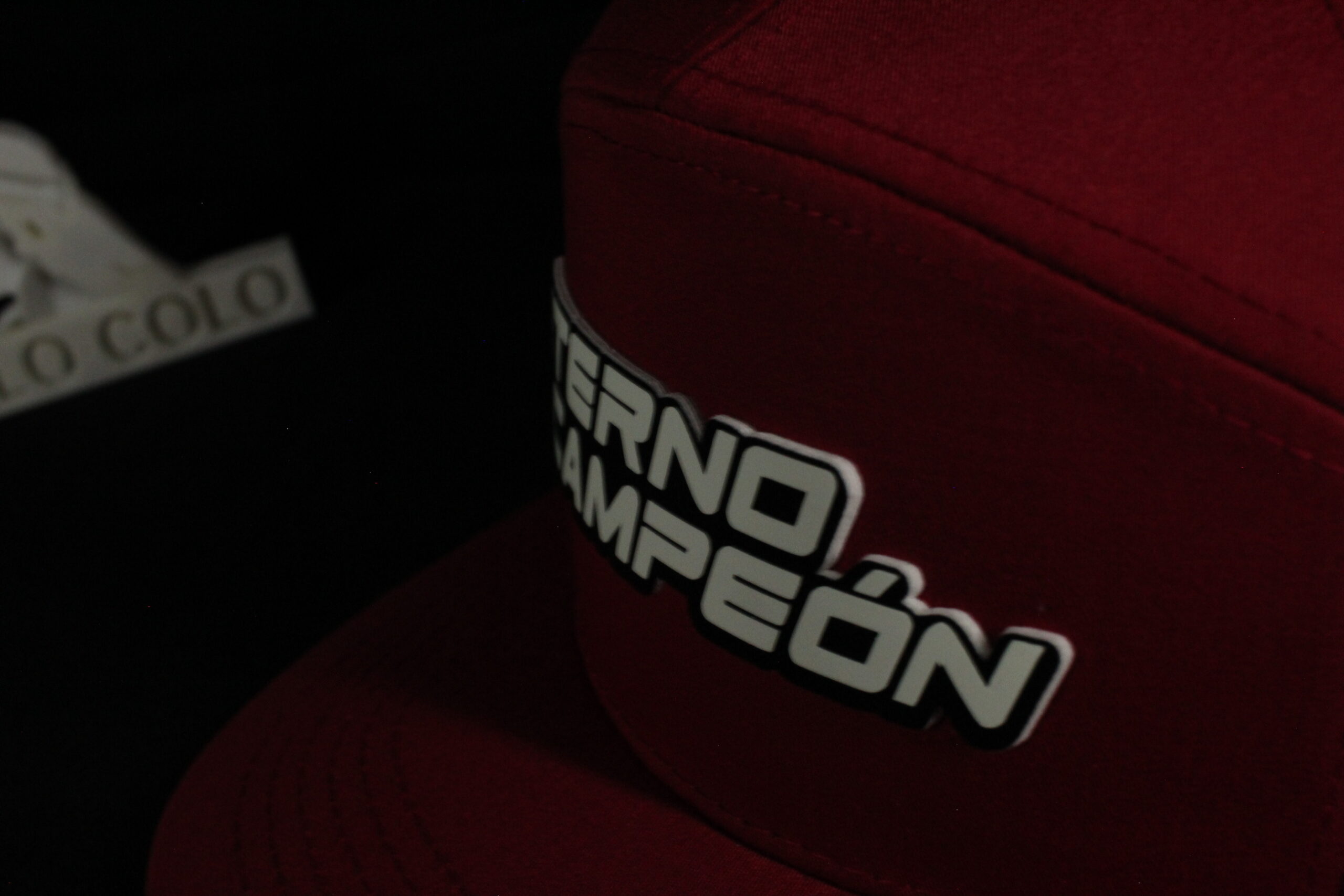 Gorro Colo Colo 3D Eterno Campeon+llavero+stickers - Brilla en la oscuridad - Imagen 4