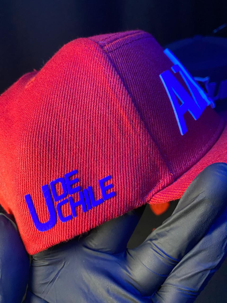 Gorro U de Chile 3D BHÚO AZUL O ROJO - Brilla en la oscuridad - Imagen 9