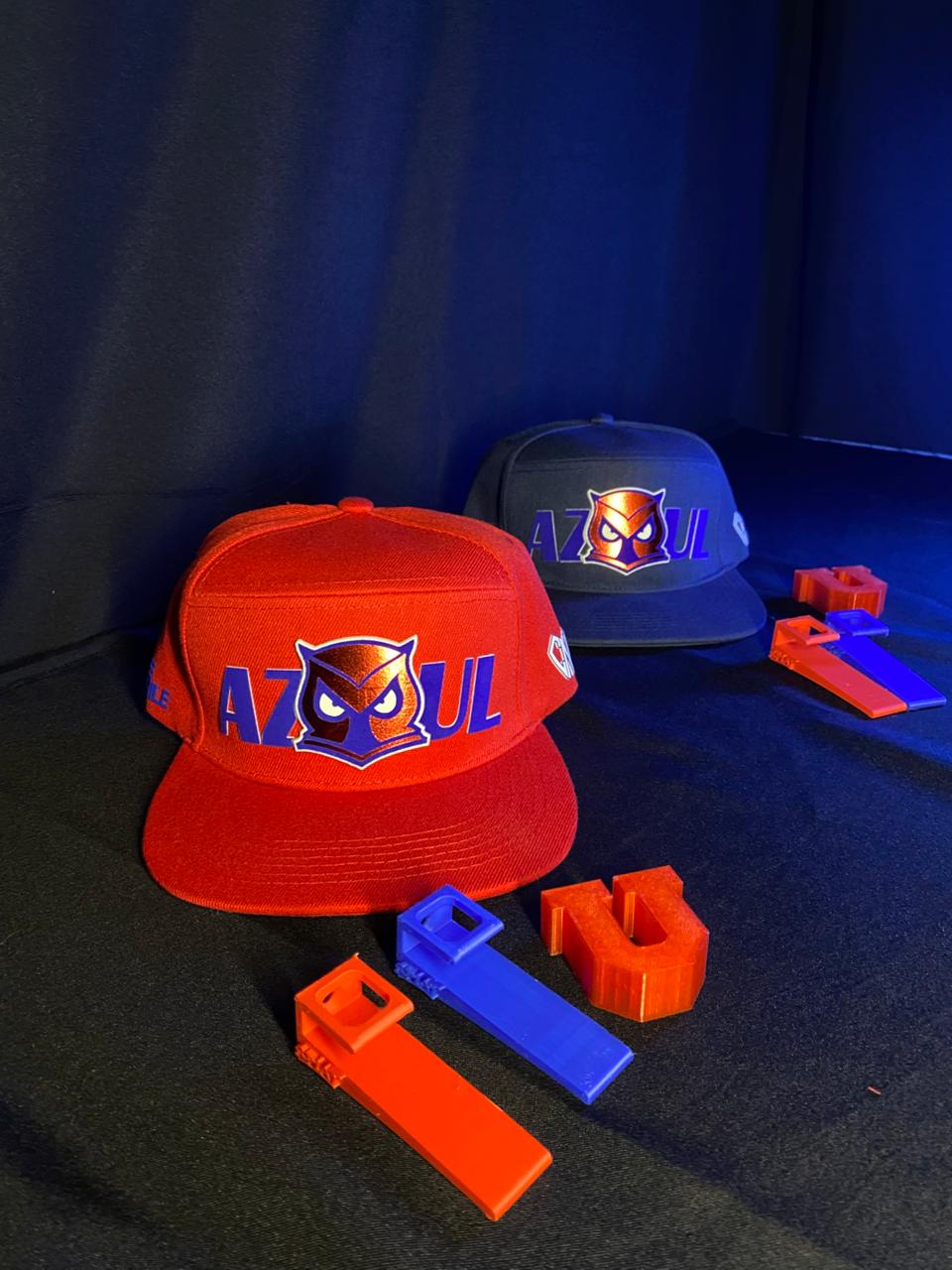 Gorro U de Chile 3D BHÚO AZUL O ROJO - Brilla en la oscuridad - Imagen 5