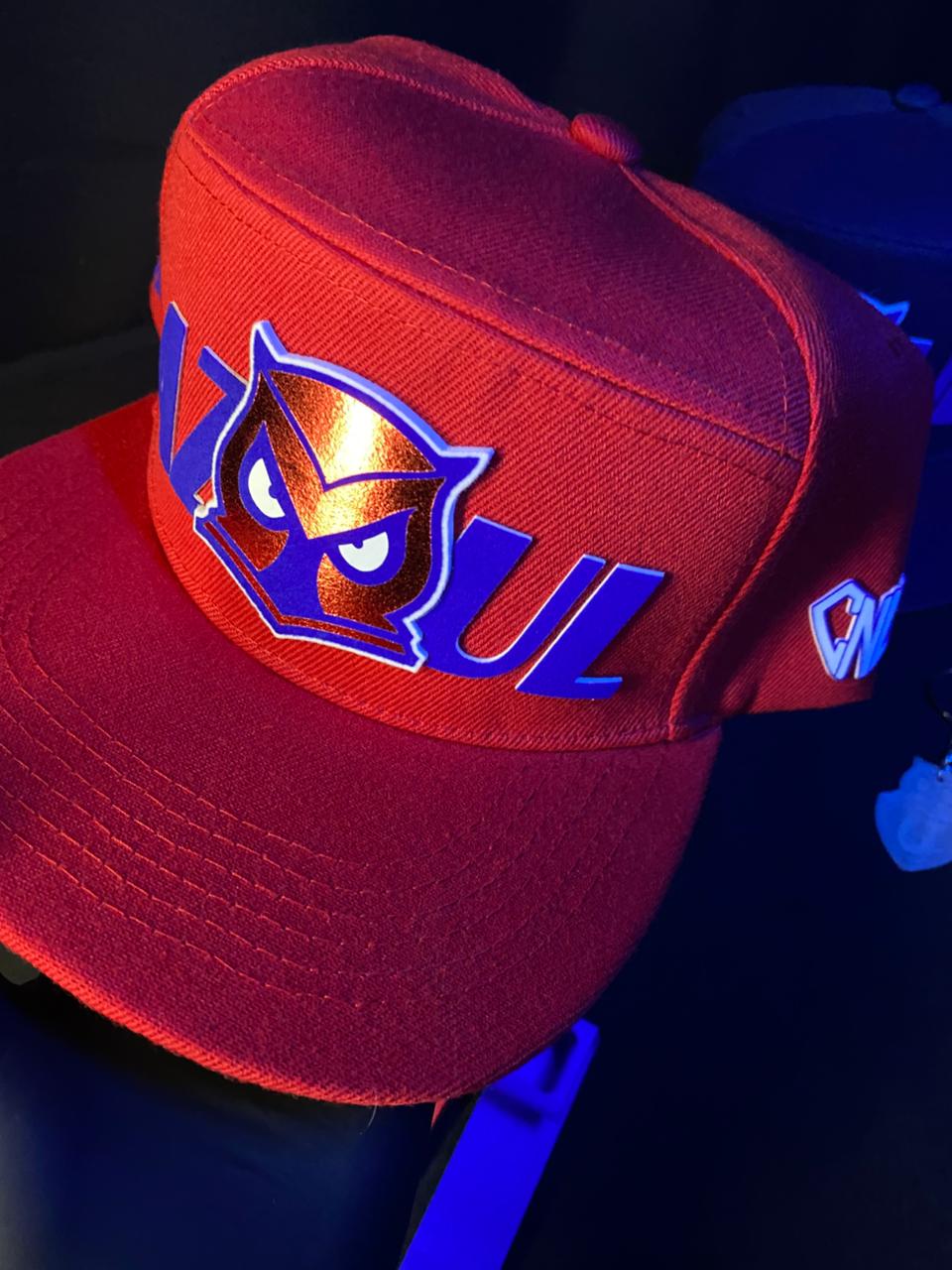 Gorro U de Chile 3D BHÚO AZUL O ROJO - Brilla en la oscuridad - Imagen 2