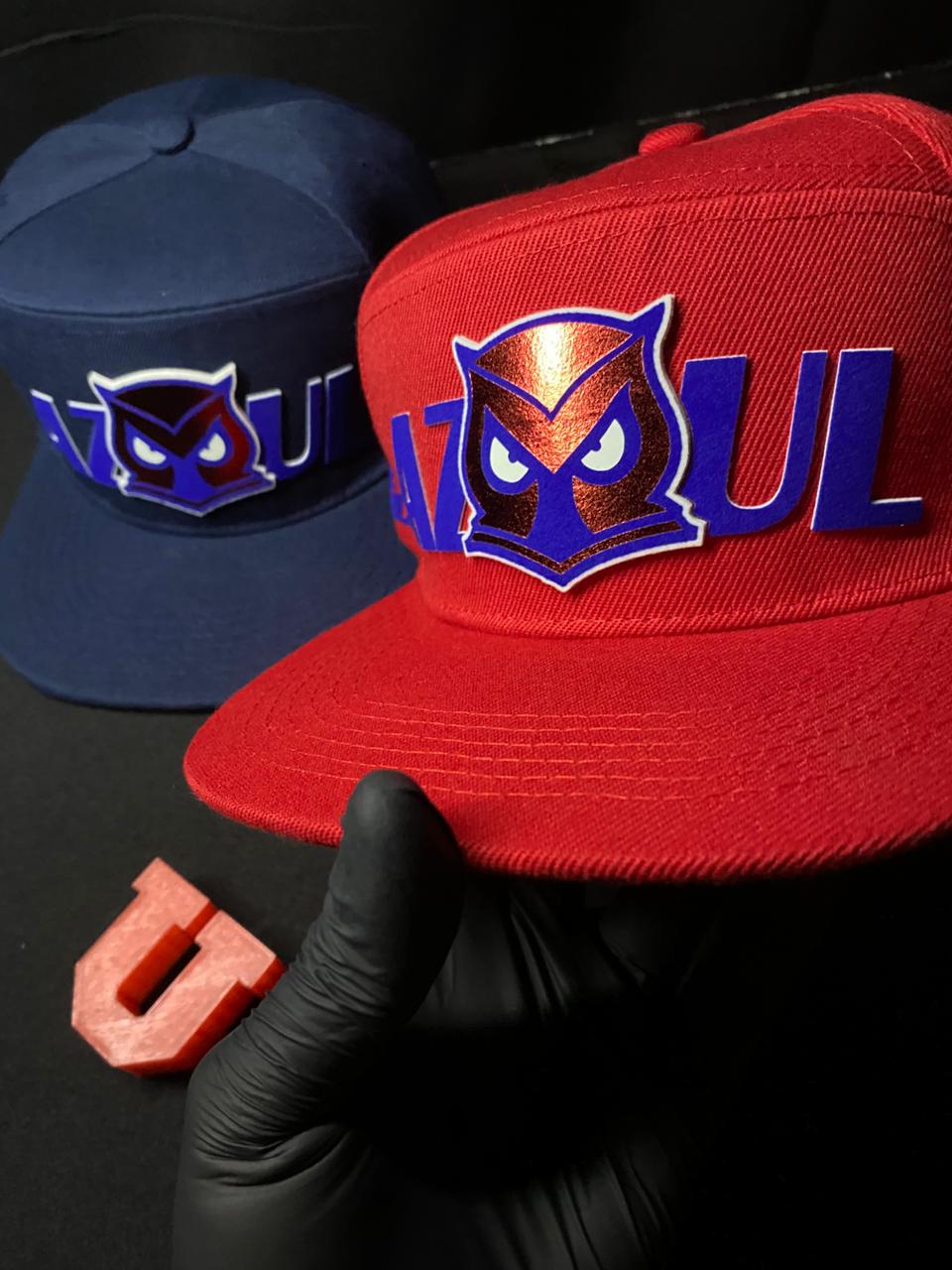 Gorro U de Chile 3D BHÚO AZUL O ROJO – Brilla en la oscuridad