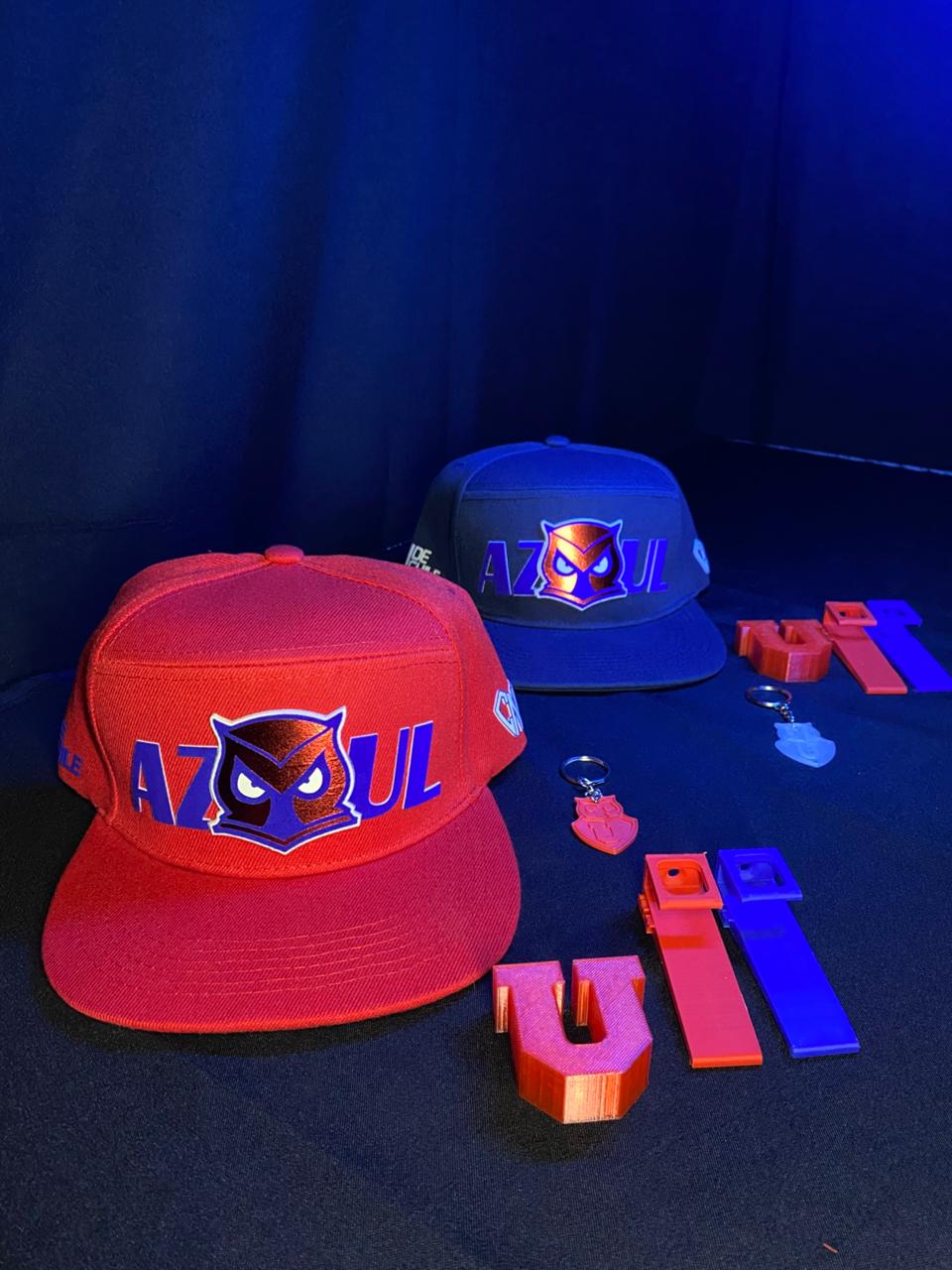 Gorro U de Chile 3D BHÚO AZUL O ROJO - Brilla en la oscuridad - Imagen 7